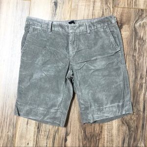 GAP Velvet Gray Shorts Size 6